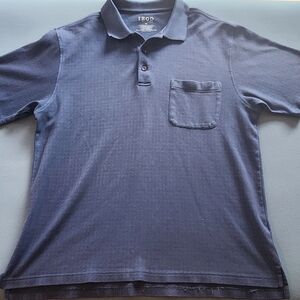 IZOD Golf Classic Polo Men’s Medium Gray Short Sleeve Pocket Shirt